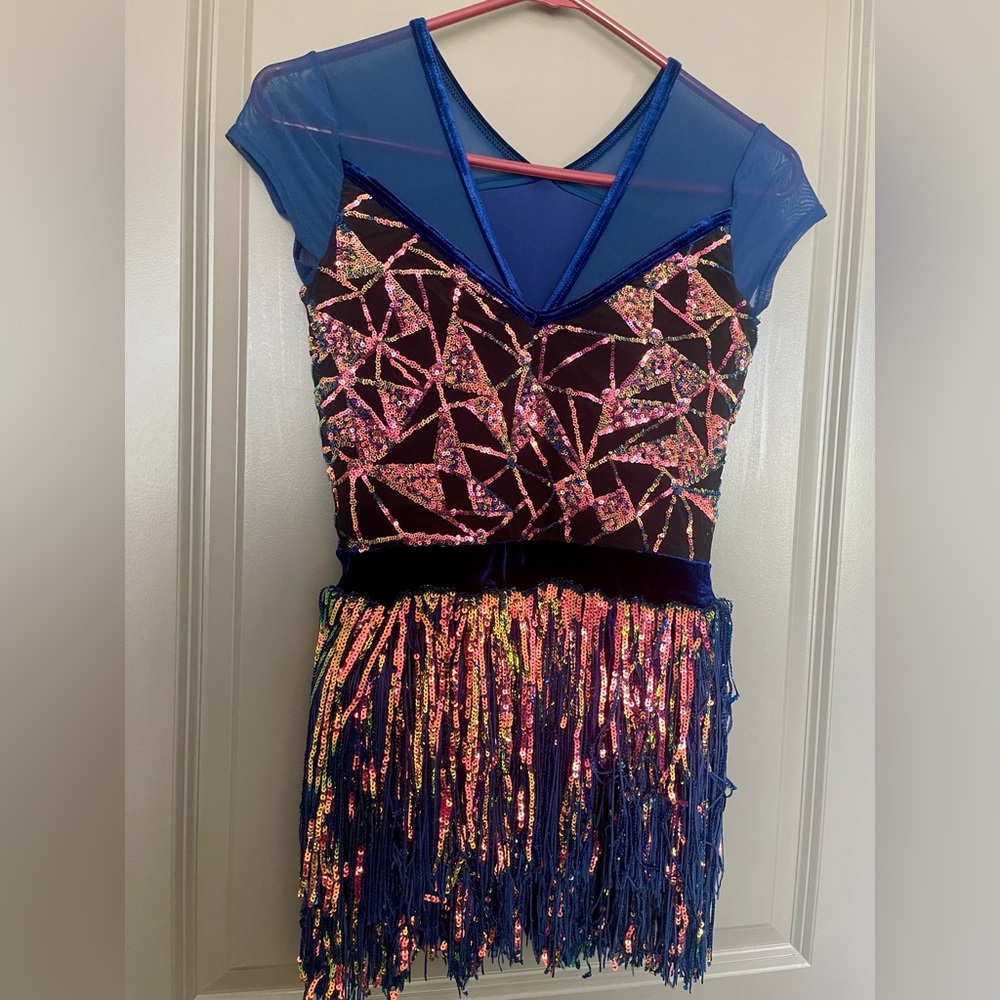 Weissman  Performance Attire Halloween dance party look new sequin small